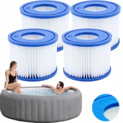 4x Filtr do pompy basenu JACUZZI LAY Z SPA Bestway 60311 typ VI Lay-Z-SPA