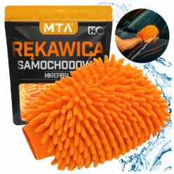RĘKAWICA Z MIKROFIBRY DO MYCIA AUTA SAMOCHODU DETAILING GRUBA CHŁONNA TOP