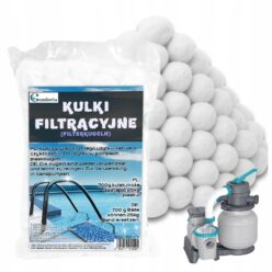 KULKI FILTRACYJNE FILTRUJĄCE do pompy piaskowej pomp basenu wkład 700g 25kg