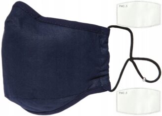 10x MASKA MASECZKA OCHRONNA ANTYSMOGOWA PRZECIWPYŁOWA MATERIAŁ FILTR PM2,5