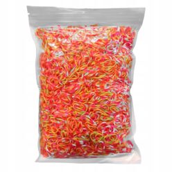 Gumki do robienia Bransoletek 8000 szt Różne Kolory Gumeczki Zestaw Gumek