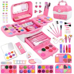 KOSMETYKI DLA DZIECI kuferek z kosmetykami ZESTAW do makijażu do malowania
