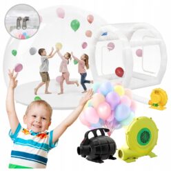 BUBBLE HOUSE NADMUCHIWANY ATRAKCJA DLA DZIECI NA URODZINY KOMUNIE PODWÓRKO