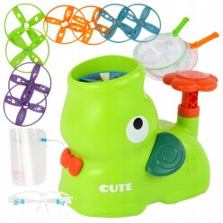 WYRZUTNIA LATAJĄCYCH DYSKÓW ZABAWKA DLA DZIECI 3+ GRA POWIETRZNA NA PREZENT