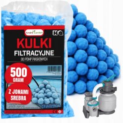 Kulki filtracyjne do basenu pompy filtrujące duże 500g z JONAMI SREBRA 0,5
