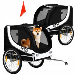 PRZYCZEPA ROWEROWA DUŻA XXL pies kot zwierzęta domowe wózek transportowy HQ