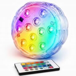 LAMPKA DO BASENU PODWODNA OŚWIETLENIE BASENOWA JACUZZI WODOODPORNA LED IP68