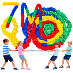 Guma sensoryczna animacyjna tęczowa 7m do tańca zabawy imprez dla dzieci